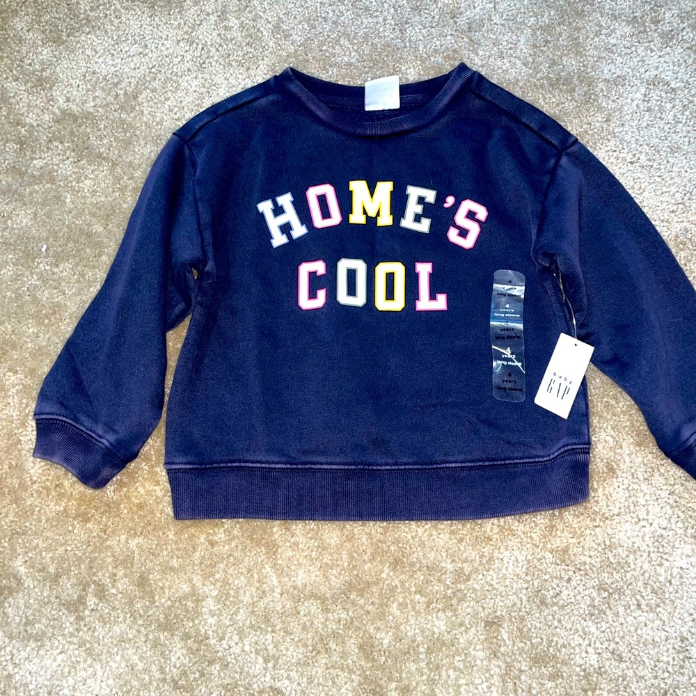 Kids navy blue sweatshirt